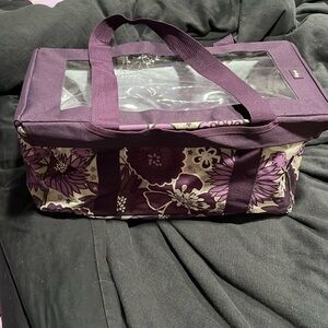 Purple Thirty one bag with cover